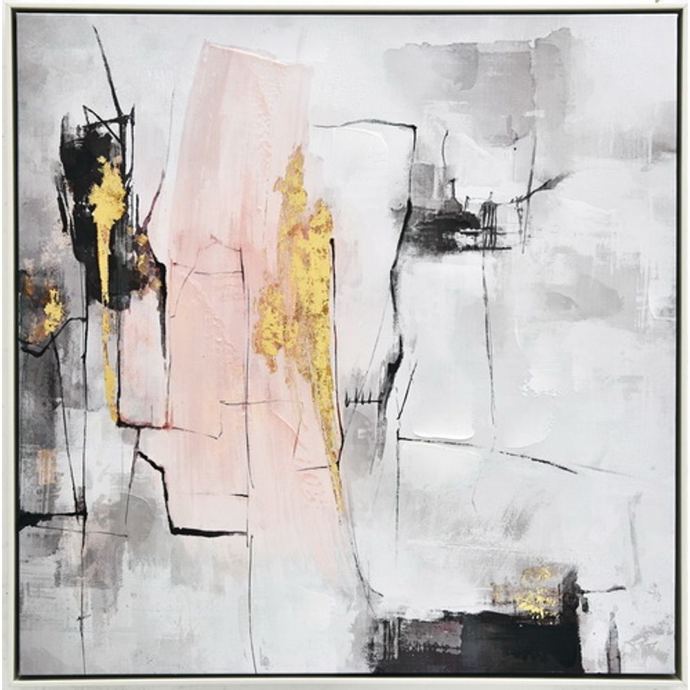 CUADRO Abstracto blanco - El Bosque