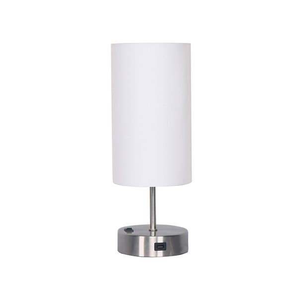 Metal-table-lamp-1USB---size-5.5x5.5x16-on-off-switch-in-base--shade-size--5.5x5.5x10-white-drum-shade