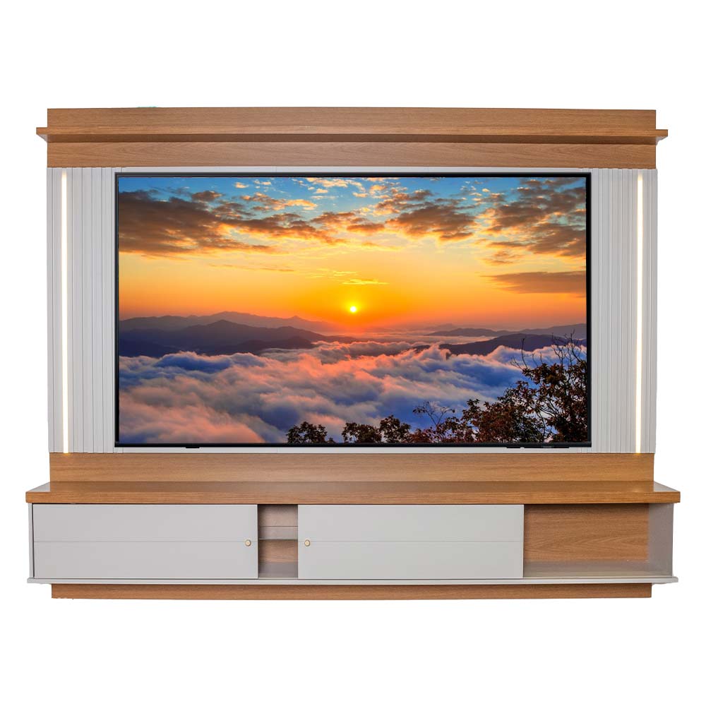 Foto: Panel de TV y Mueble con Parquet de Palau Blanc